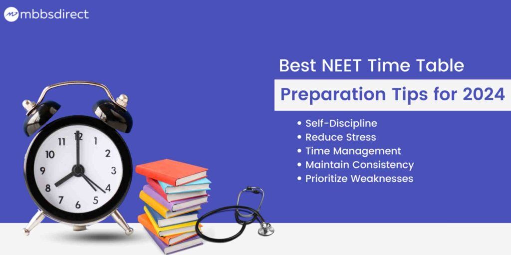 Best NEET Time Table Preparation Tips for 2026